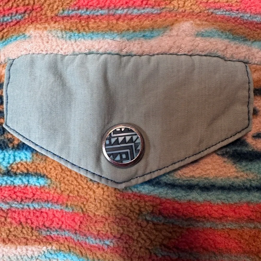 Cruel Girl Aztec Western Fleece Snap Pullover‎ Quarter Snaps Size M/8